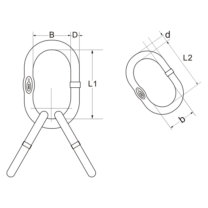 Grade 80 Oblong Link Multi Series-MLA - ABLE