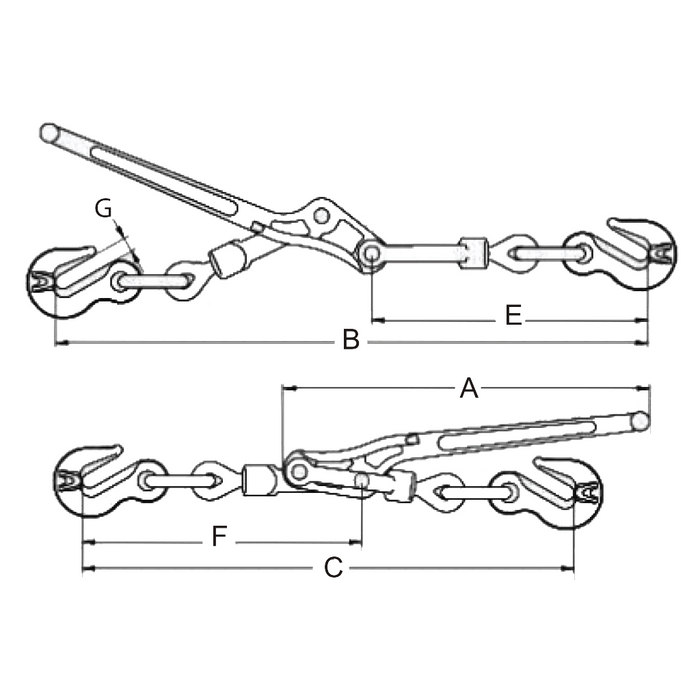 Lever Grab Hook Load Binder - FLB - ABLE